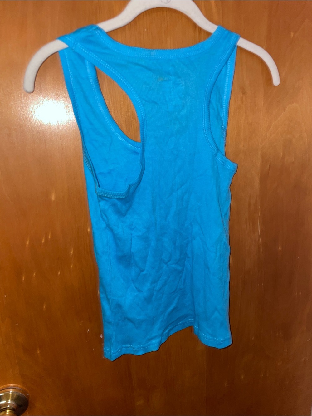 Light Blue Ribbed Tank🩵 - Picture 8 of 10